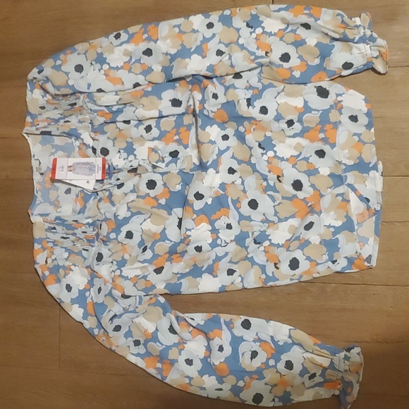 Joie | Tops | New Joie Floral Fields Peasant Top | Poshmark